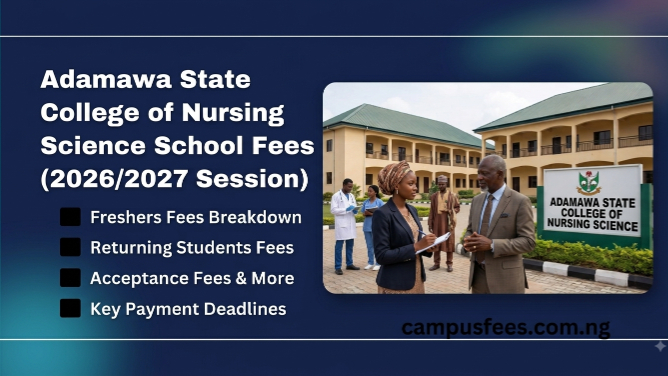 Adamawa state college of nursing school fees