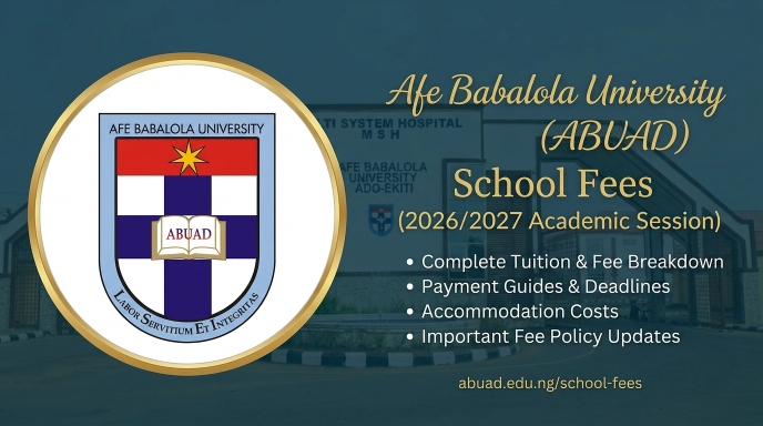 Afe Babalola University school fees