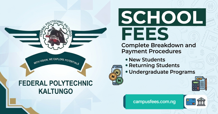 Federal Polytechnic Kaltungo school fees