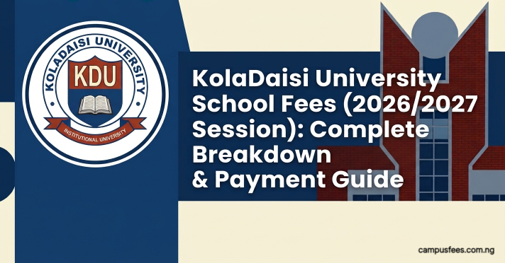 koladaisi university school fees