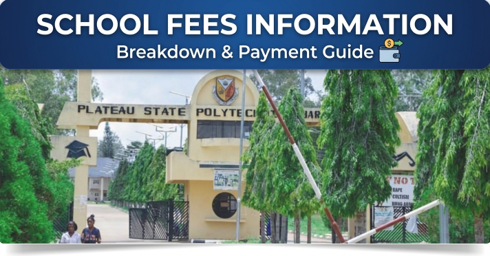 Plateau State Polytechnic school fees