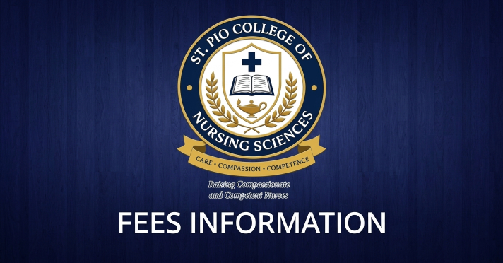St Pio College of Nursing school fees