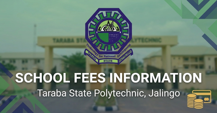Taraba State Polytechnic school fees